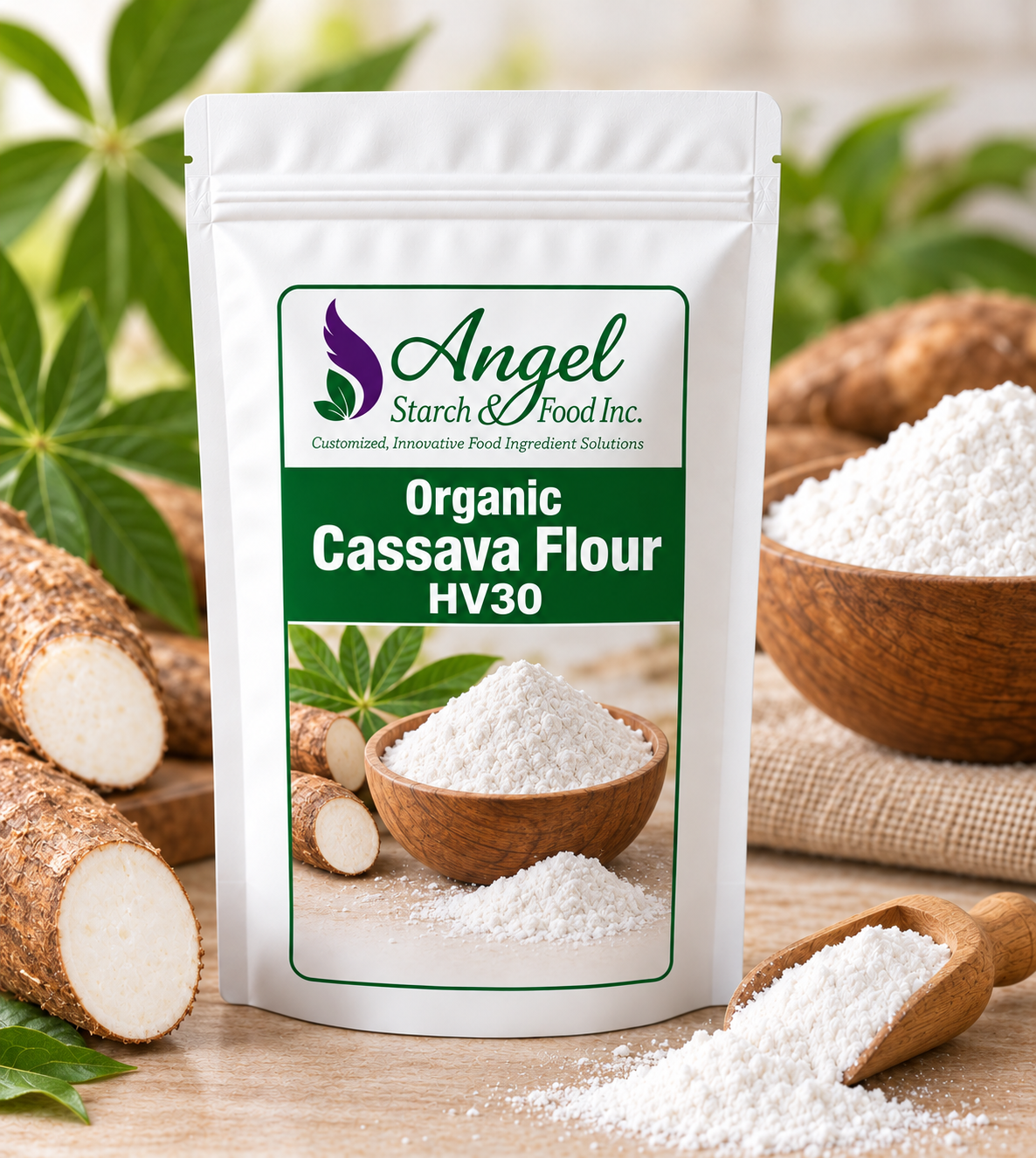 Angel Cassava Flour HV30 food ingredient from Angel Starch