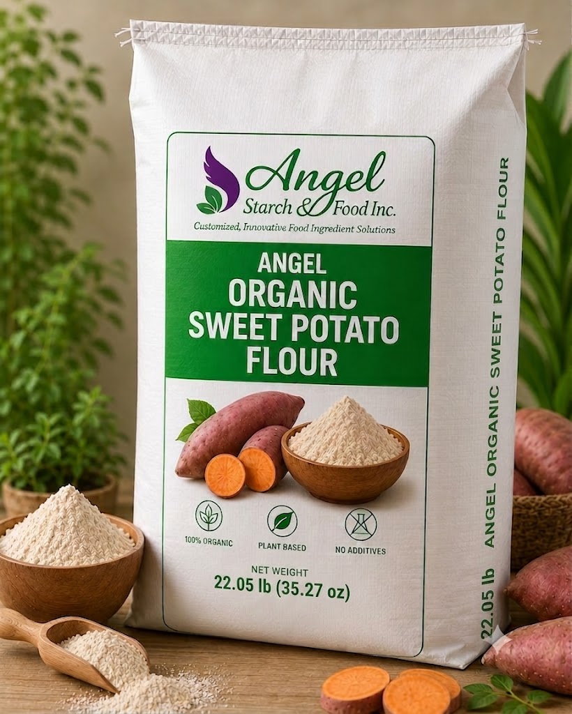 Organic Sweet Potato Flour food ingredient from Angel Starch