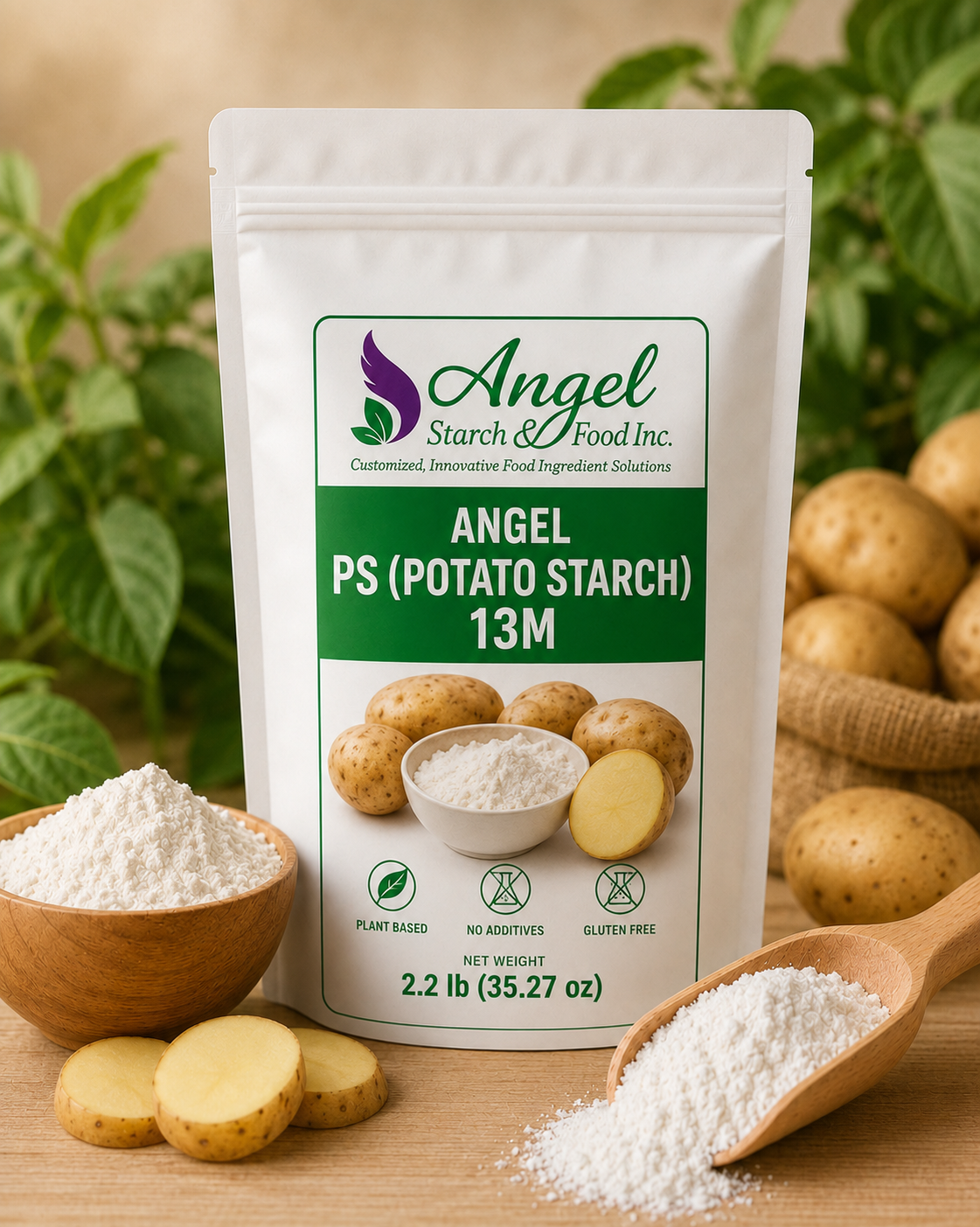 Angel Potato Starch 13M food ingredient from Angel Starch