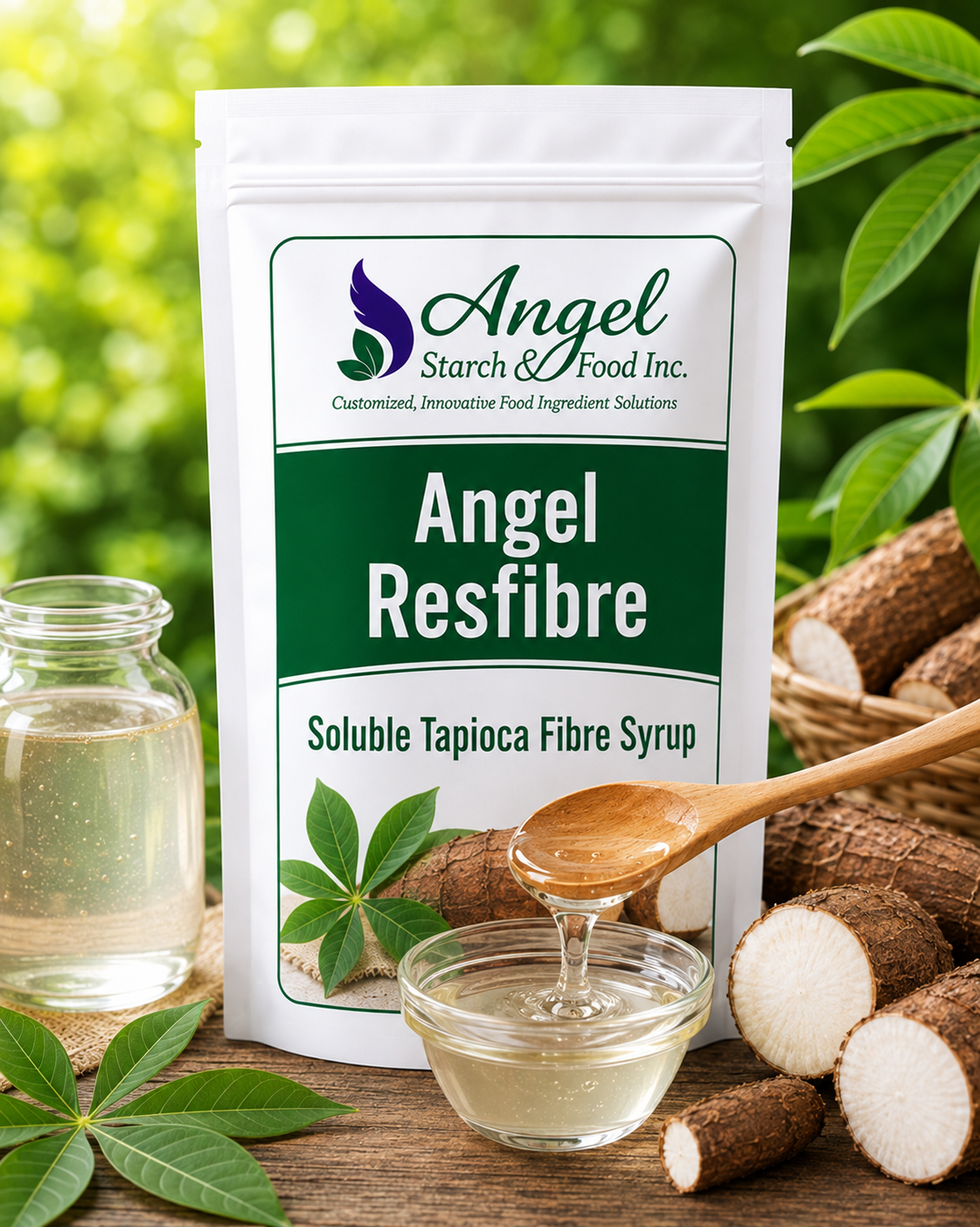 Angel Resfibre – Soluble Tapioca Fibre Syrup food ingredient from Angel Starch