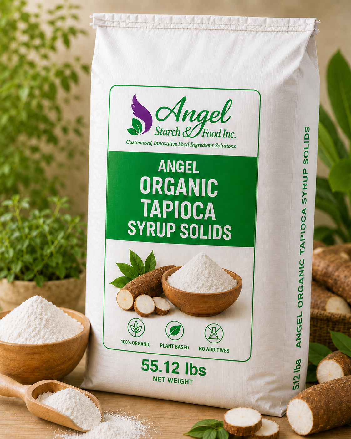 Organic Tapioca Syrup Solids food ingredient from Angel Starch